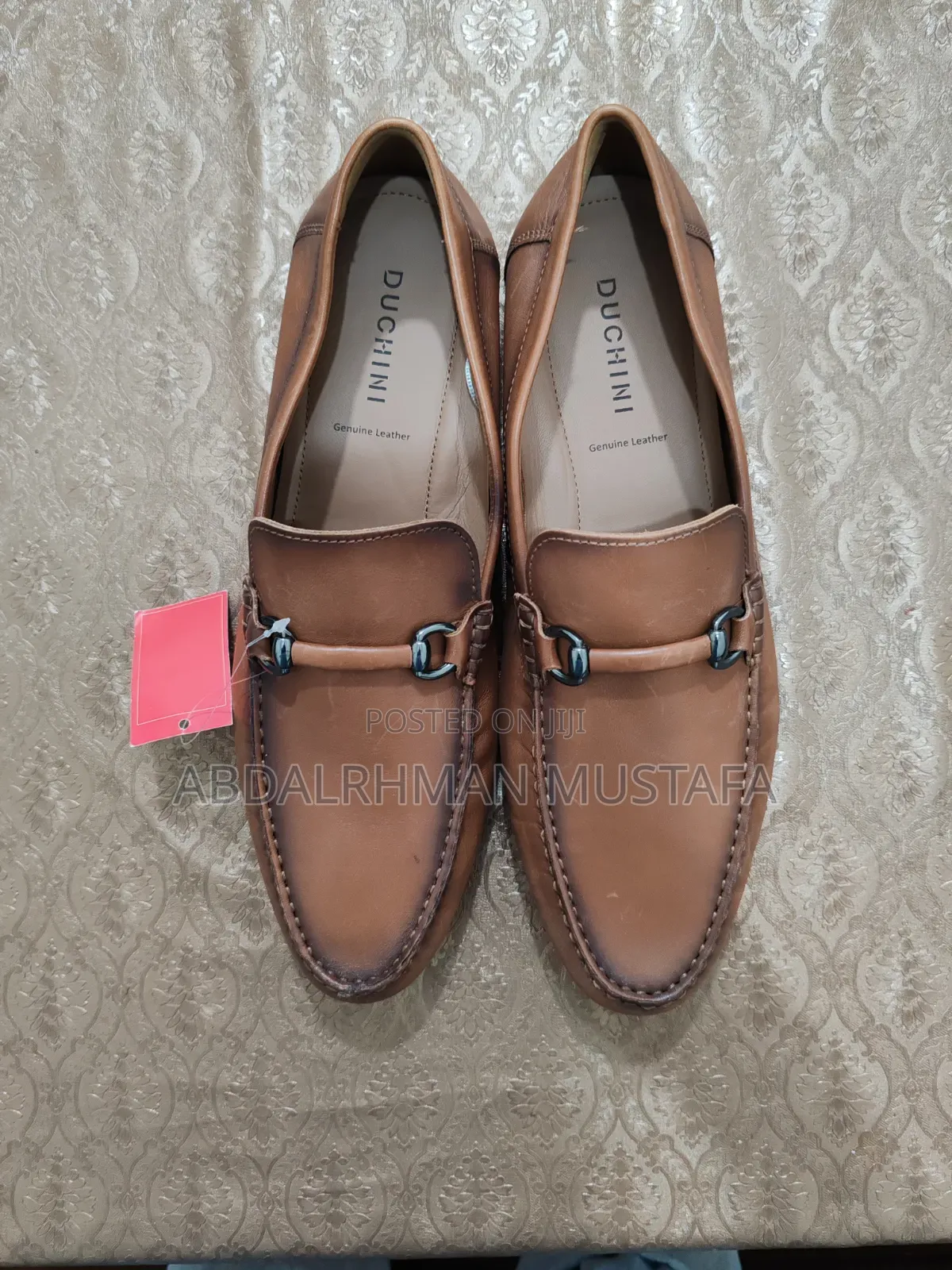 Classic Brown Leather Shoe, Original, Made in India, 46 Size