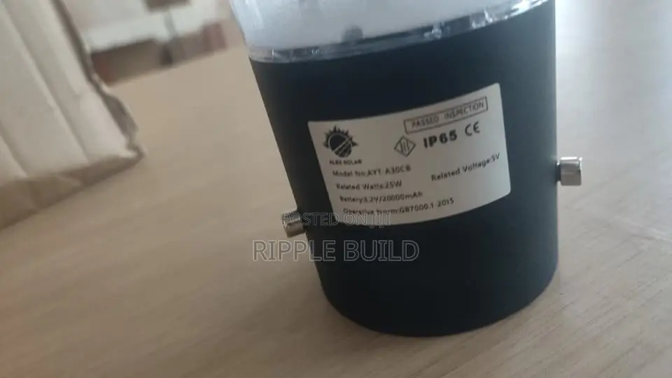 300W Solar Garden Pole Light 25W Panel Remote IP65