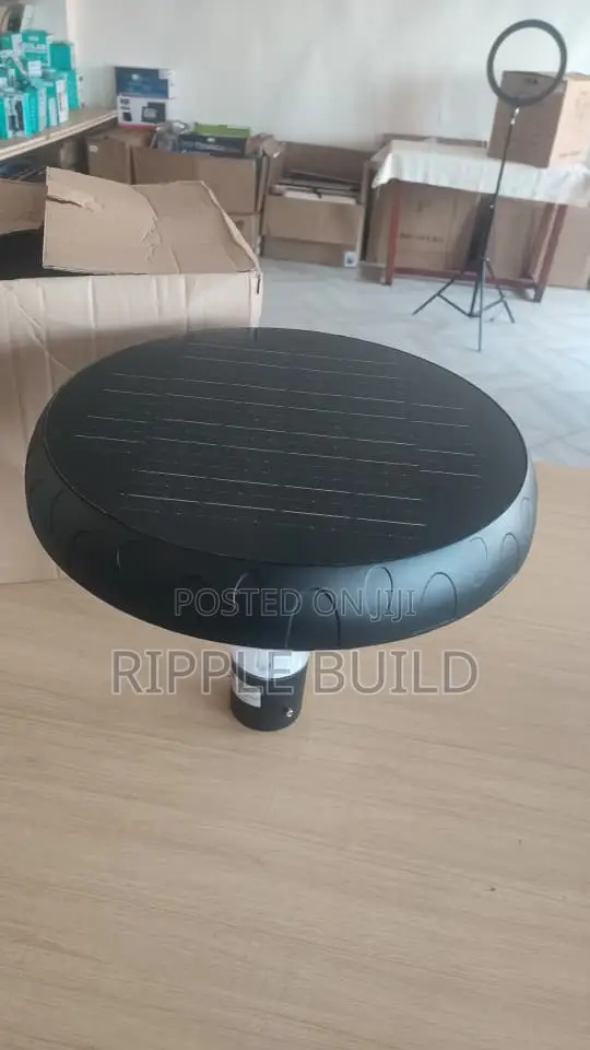 300W Solar Garden Pole Light 25W Panel Remote IP65