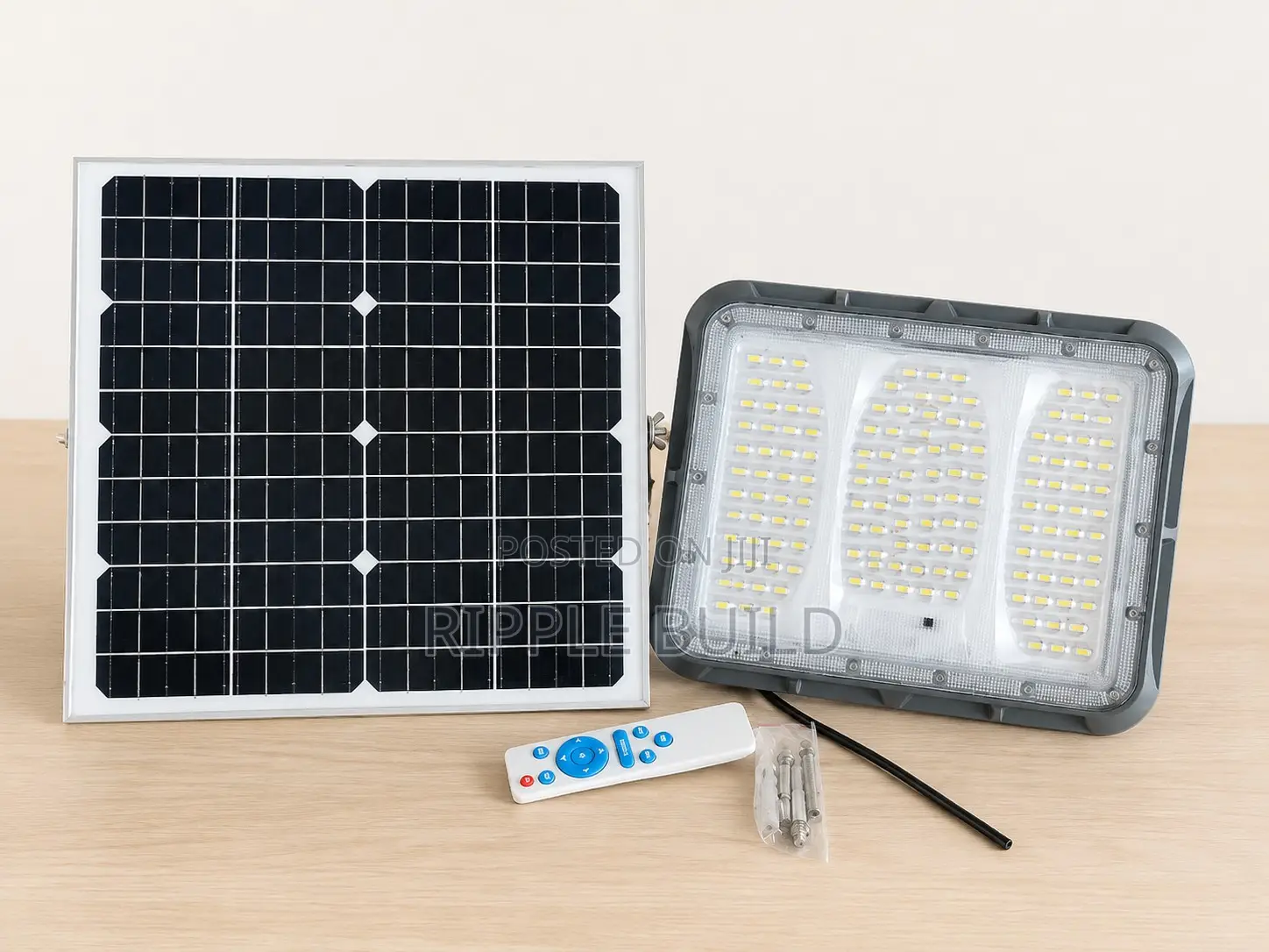 200W Solar Flood Light 30W Panel 20000mAh Remote