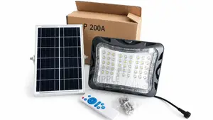 200W Solar Flood Light 8W Panel Remote IP65
