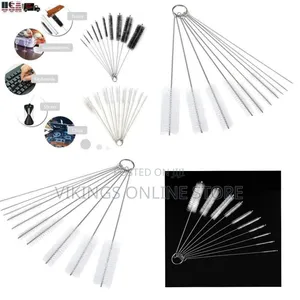 10PCS Nylon Cleaning Brushes - Nylon Cleaning Brush Set Test Tube Bott