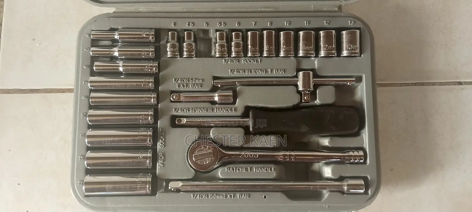 Socket Set MM 1/4"d 24pc ToolBase Original Chrome Vanadium