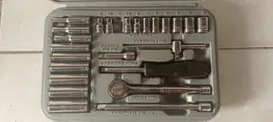 Socket Set MM 1/4"d 24pc ToolBase Original Chrome Vanadium