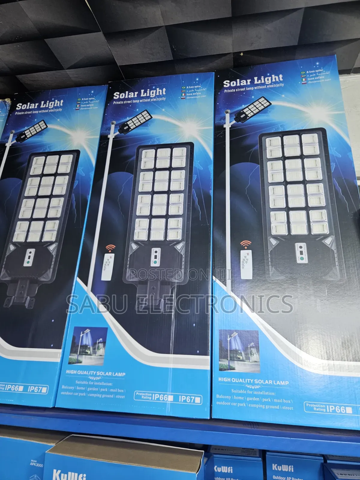 Ultra Bright Solar Security Light With Remote Outdoor Waterproof Lamp