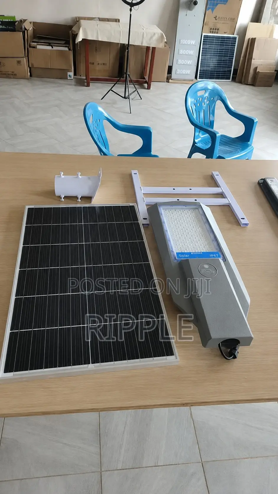 800W Heavy Duty Solar Street Light Wide Coverage IP66