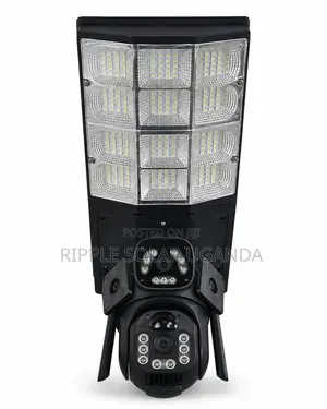 450W 4G Solar CCTV Street Light PTZ Dual Lens IP65