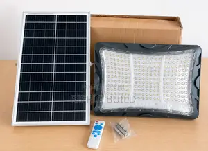 800W Industrial Solar Flood Light 40W Panel Remote IP65