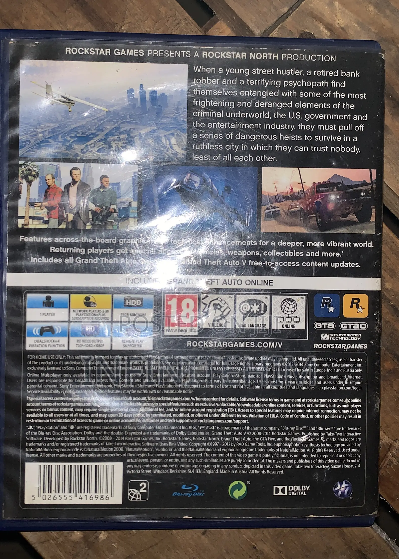 Grand Theft Auto FIVE PS4