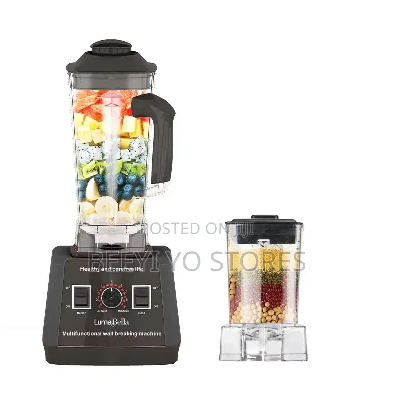 Hoffmans 2-in-1 Breaking Commercial Blender (Model HM-2082).