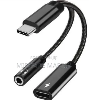 Go-Des GD-UC317 USB Type C to 3.5mm Headphone and Charger Adapter,