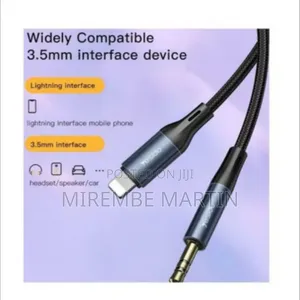 Yesido YAU35 AUX Adapter Lightning IP to 3.5MM Audio Cable 100cm Nylon