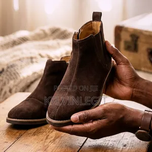 Brown Suede Chelsea Boots