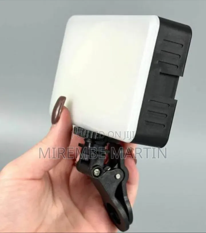 K-35 RGB Mini Flat Mobile Phone Camera Ring Lamp LED Video