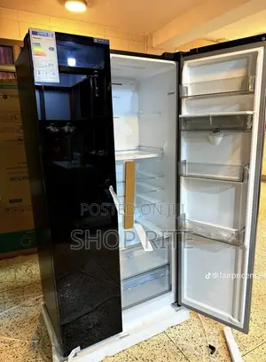 Hisense 750 Liters Black Side by Side With Dispenser New