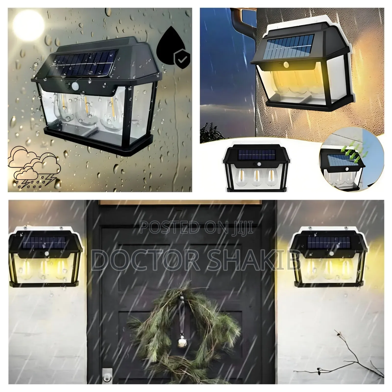 Bk888-3 Solar Interaction 3bulb Wall Lamp