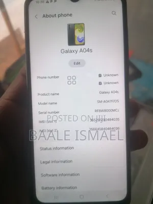 Samsung Galaxy A04s 64 GB Black