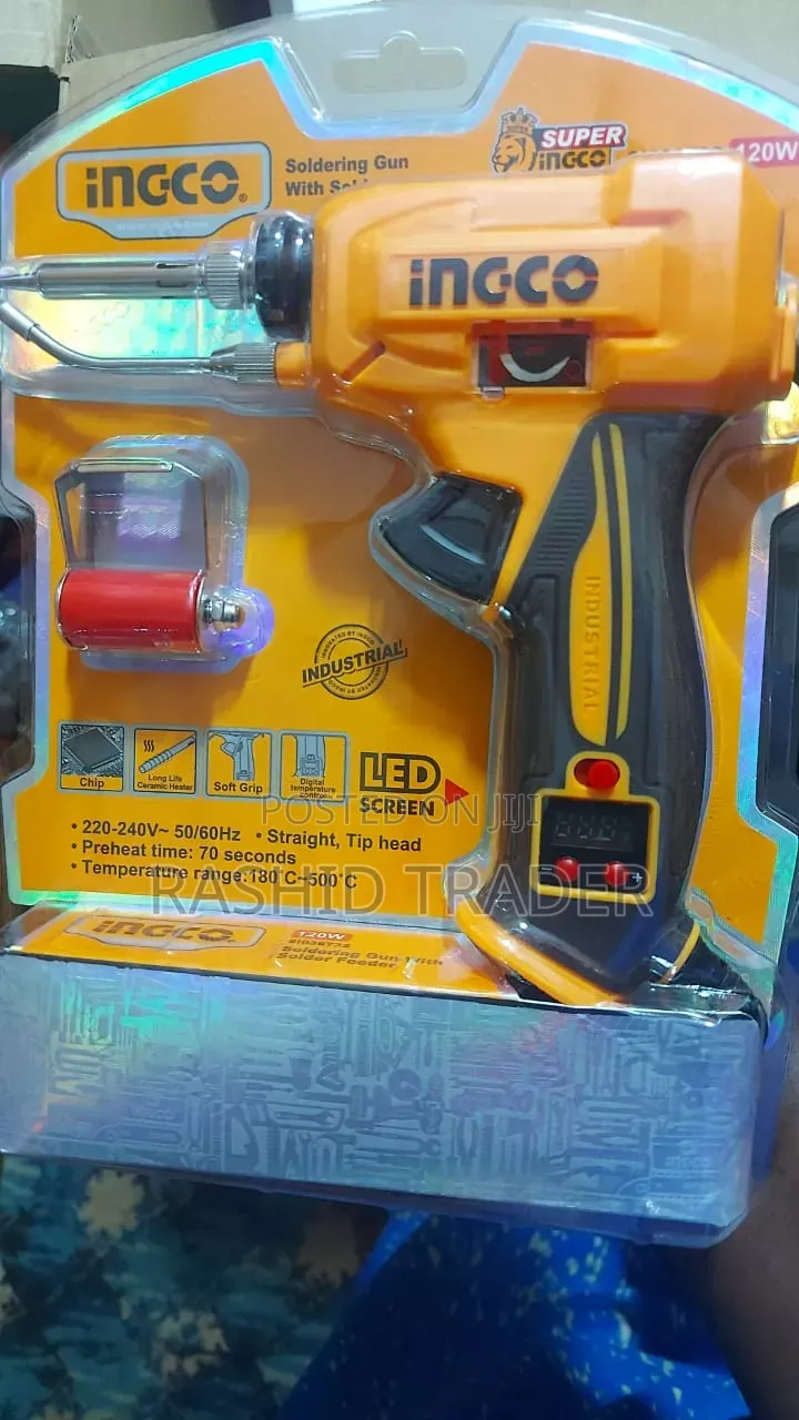 Soldering Gun With Solder Feeder