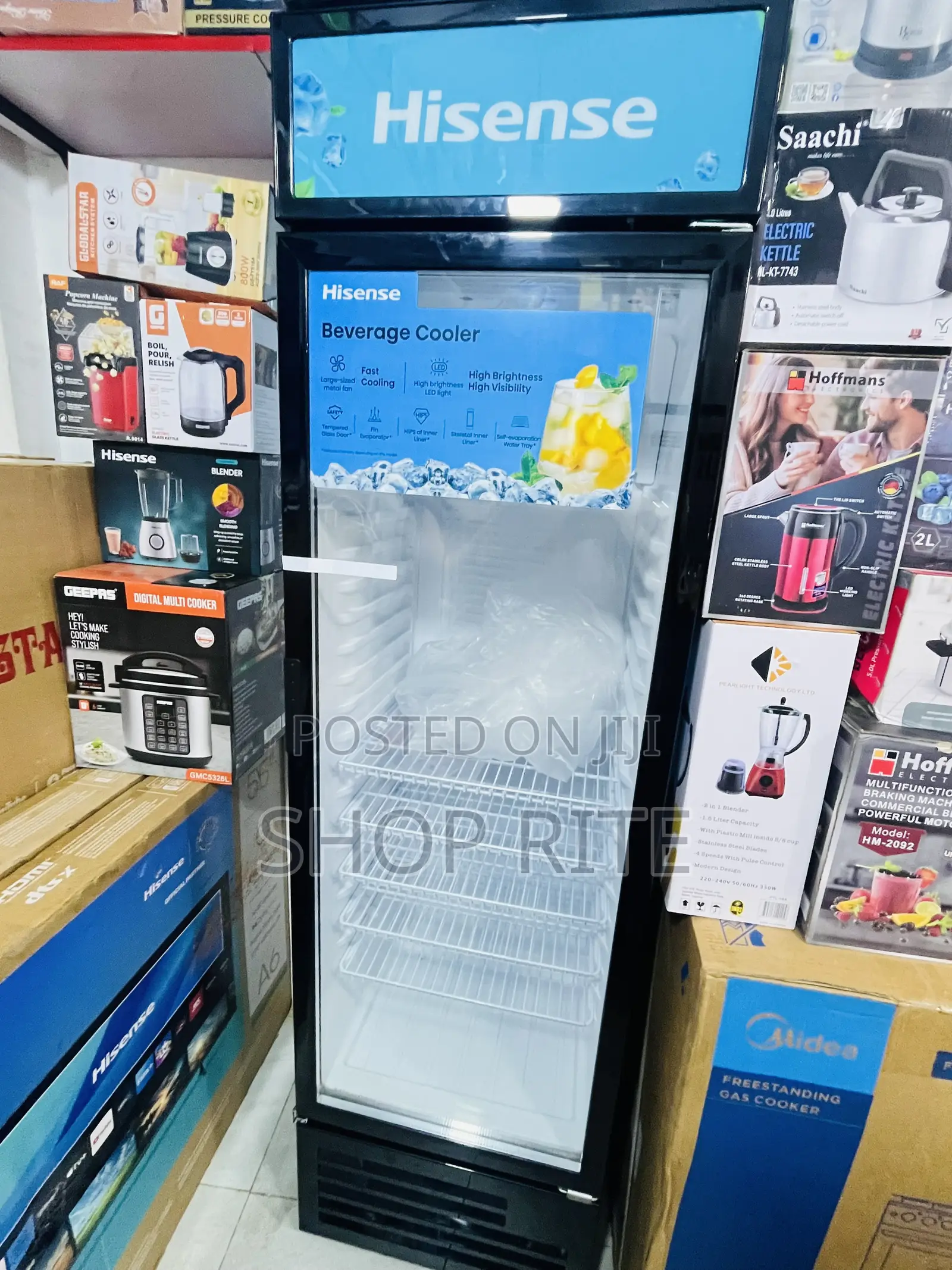 Hisense 370 Liters Display Cooling Refrigerator