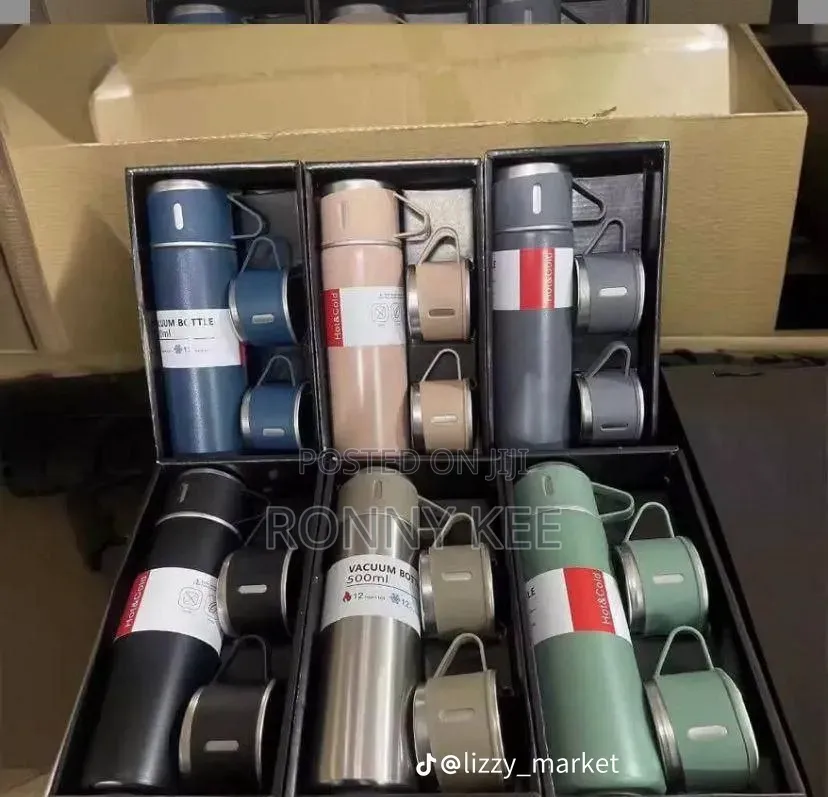 3 in 1 Vaccum Flask Gift Set