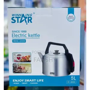 WINNING STAR ST-6005 Electric Kettle Overheat Protection 5L - Silver