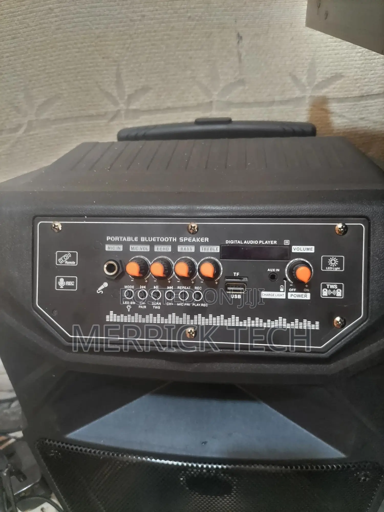 CTC Ct-1210 Rechargeable Speaker - 12 Inch 10,000w Pmpo With Mic