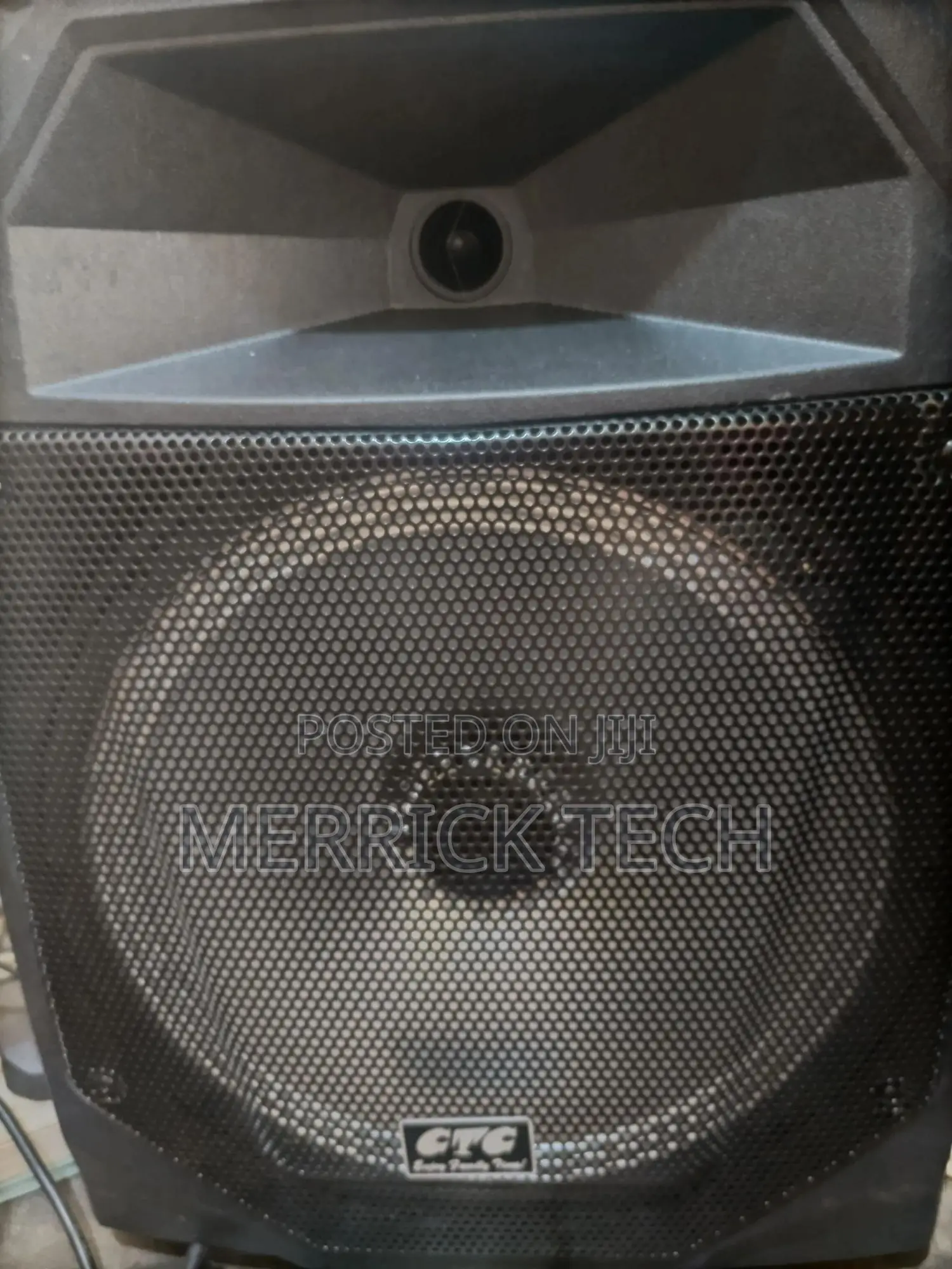 CTC Ct-1210 Rechargeable Speaker - 12 Inch 10,000w Pmpo With Mic