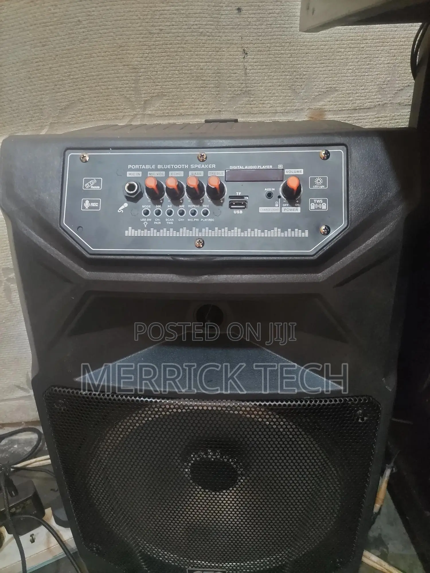 CTC Ct-1210 Rechargeable Speaker - 12 Inch 10,000w Pmpo With Mic