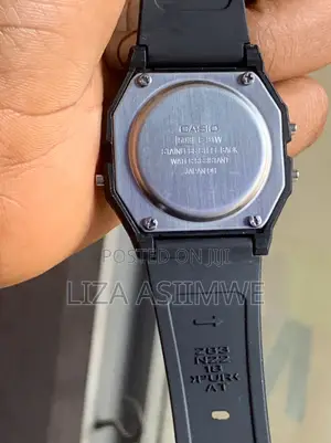 Classic Casio F-91w Digital Watch Featuring a Black Resin Strap