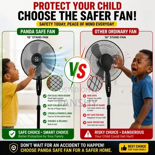 Panda 16 Inch Standing Fan - BUY 1 GET 1 FREE