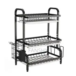 Original Reinforced Alminium 3 Tier Dish Rack