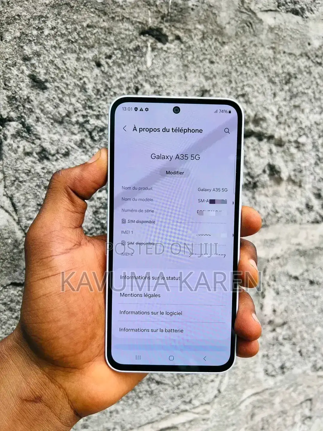 New Samsung Galaxy A35 256 GB White