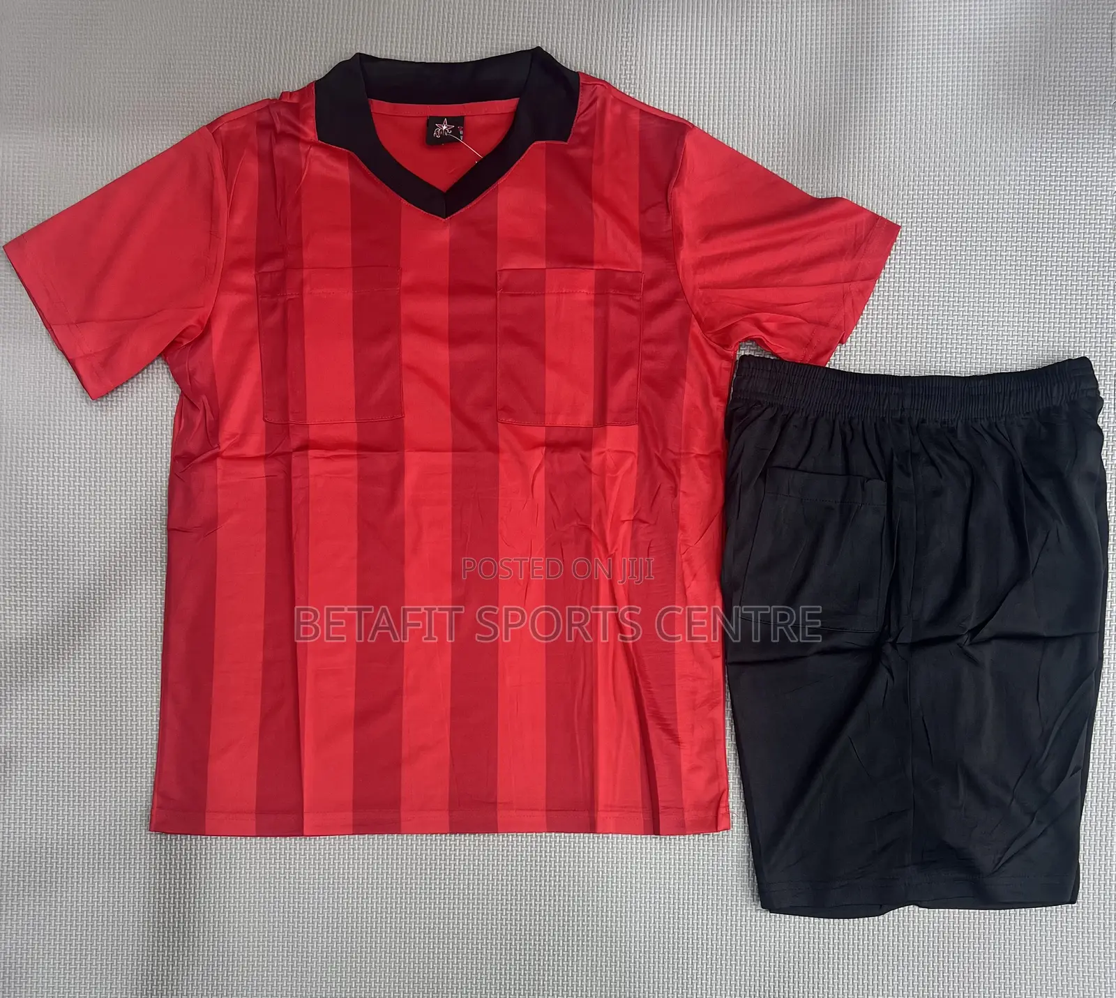 Referee Jersey (Red Black)