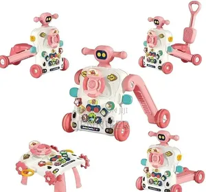 6 in 1 Baby Walker for Babies Push Walker With Music