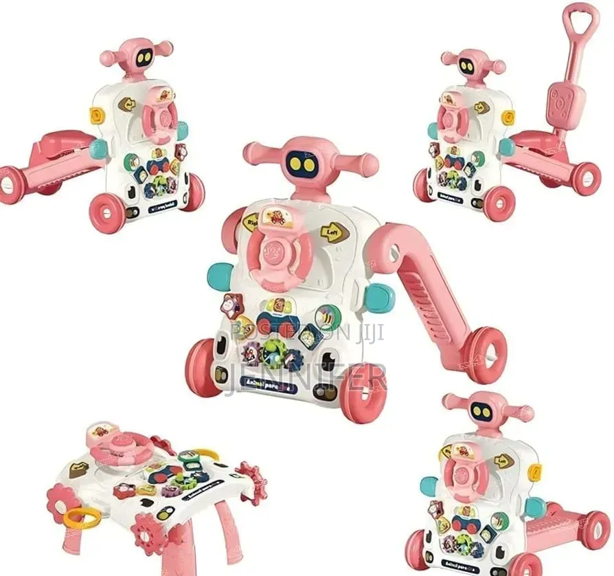 6 in 1 Baby Walker for Babies Push Walker With Music