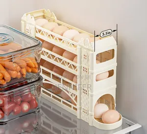 4-Tier Gravity-Fed Egg Dispenser