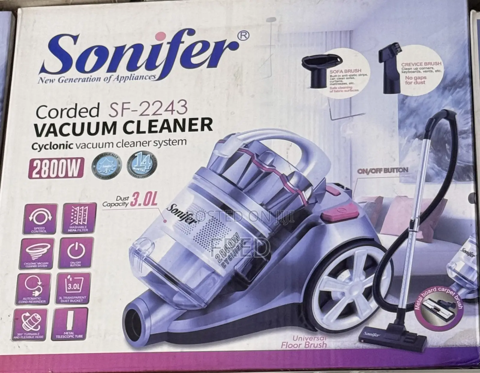 Sonifer SF-2243 Corded Vacuum Cleaner