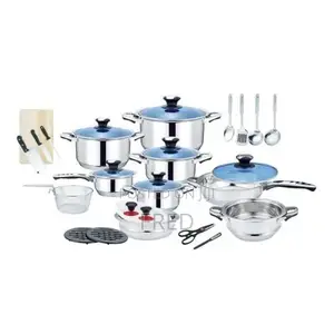 Kaisa Villa 21-Piece Stainless Steel Cookware Set