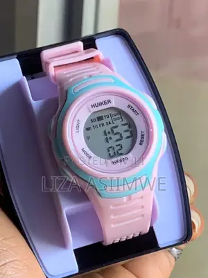 Huiker HK620 Kids Watch Features a Pastel Pink Silicone Strap