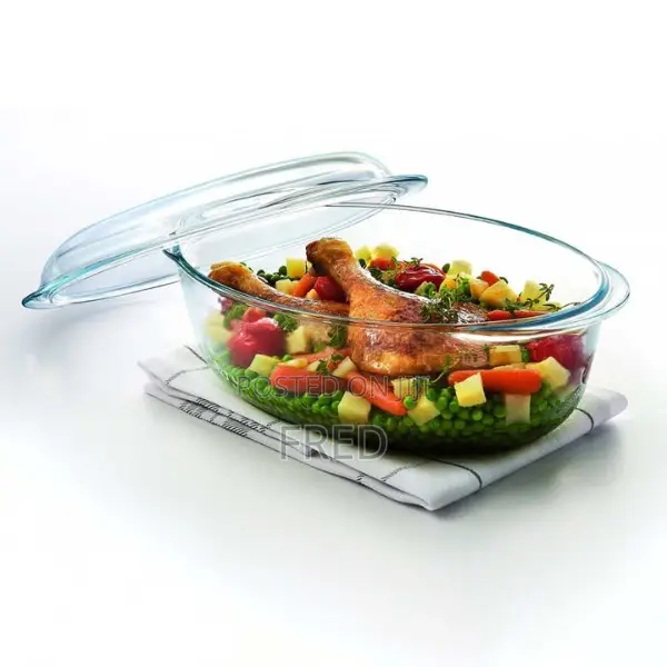 Fenix Oval Tempered Glass Casserole Dish