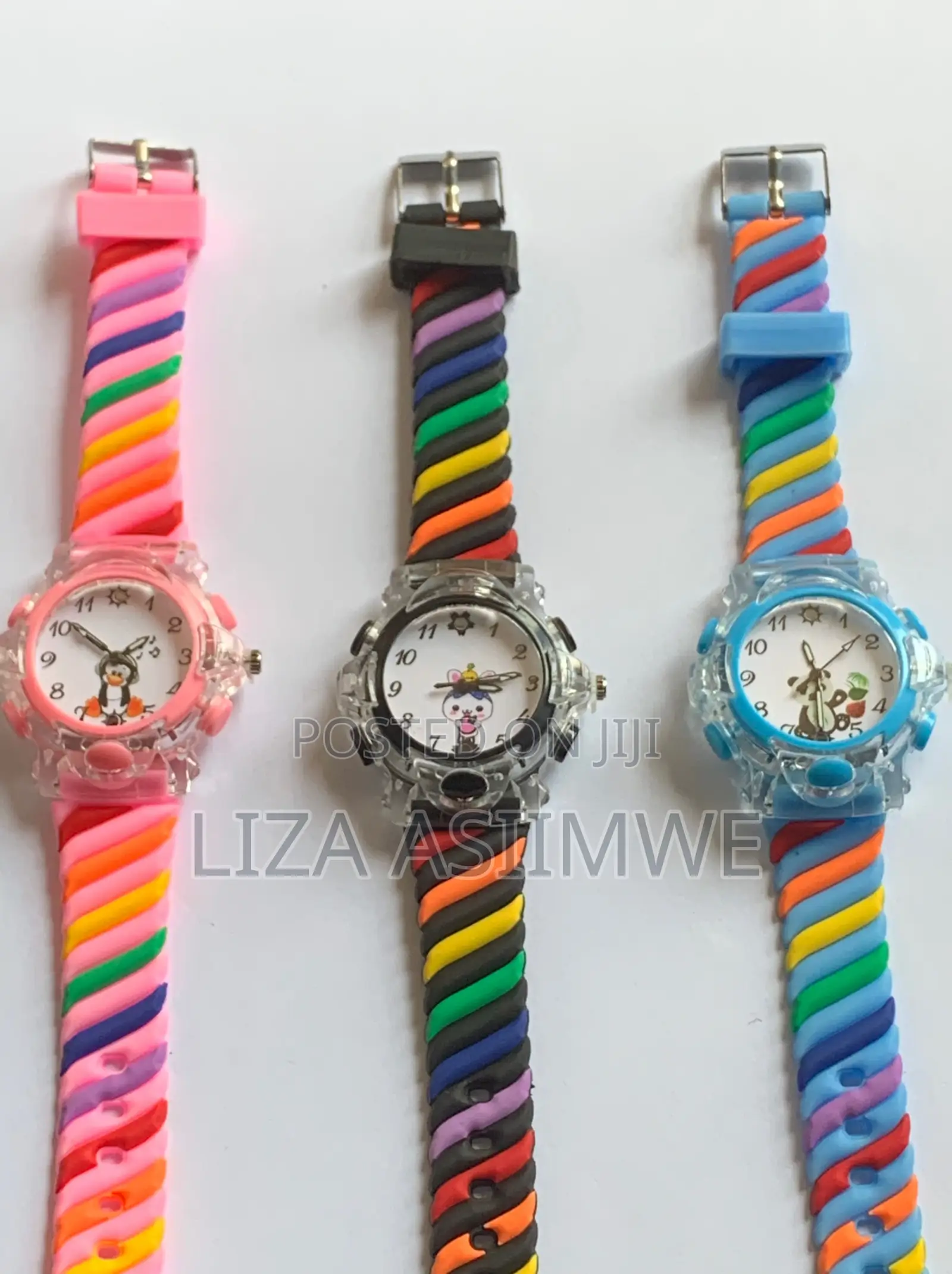 Children's Analog Watches Feature Colorful, Spiraled Silicone Straps