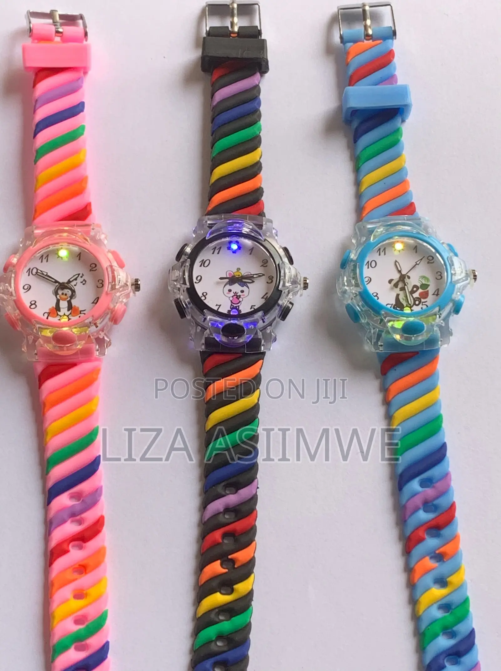 Children's Analog Watches Feature Colorful, Spiraled Silicone Straps