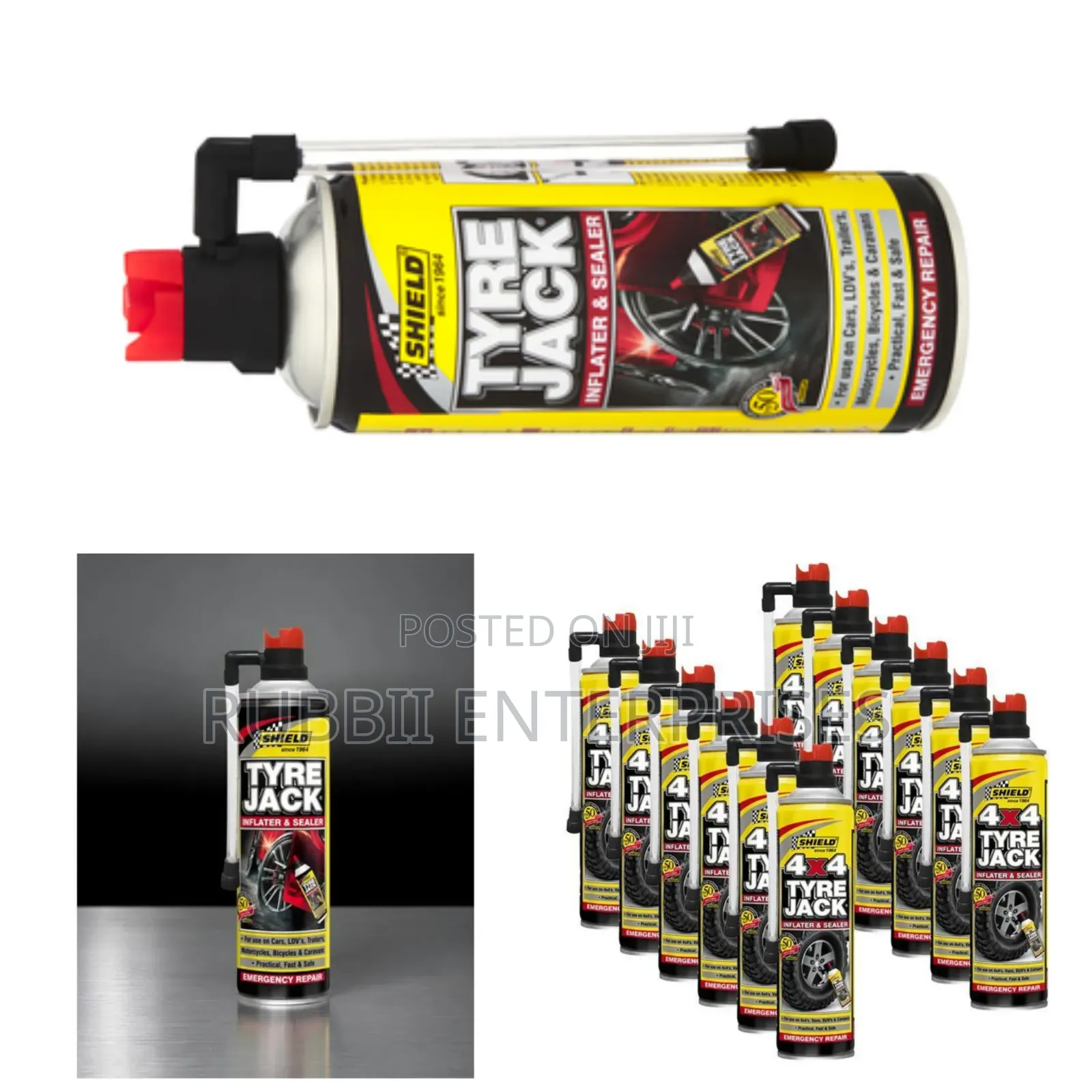Tyre Jack ~ Inflator and Sealer 340ml