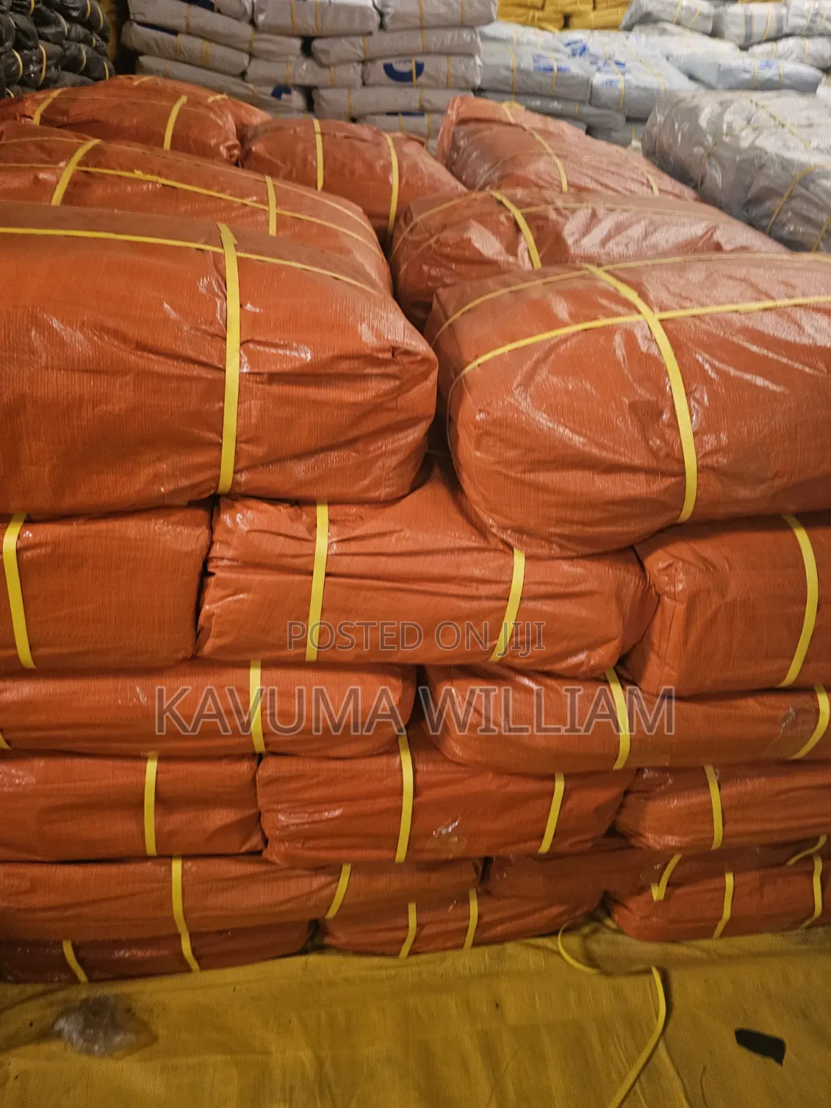 Orange Tarpaulin Available