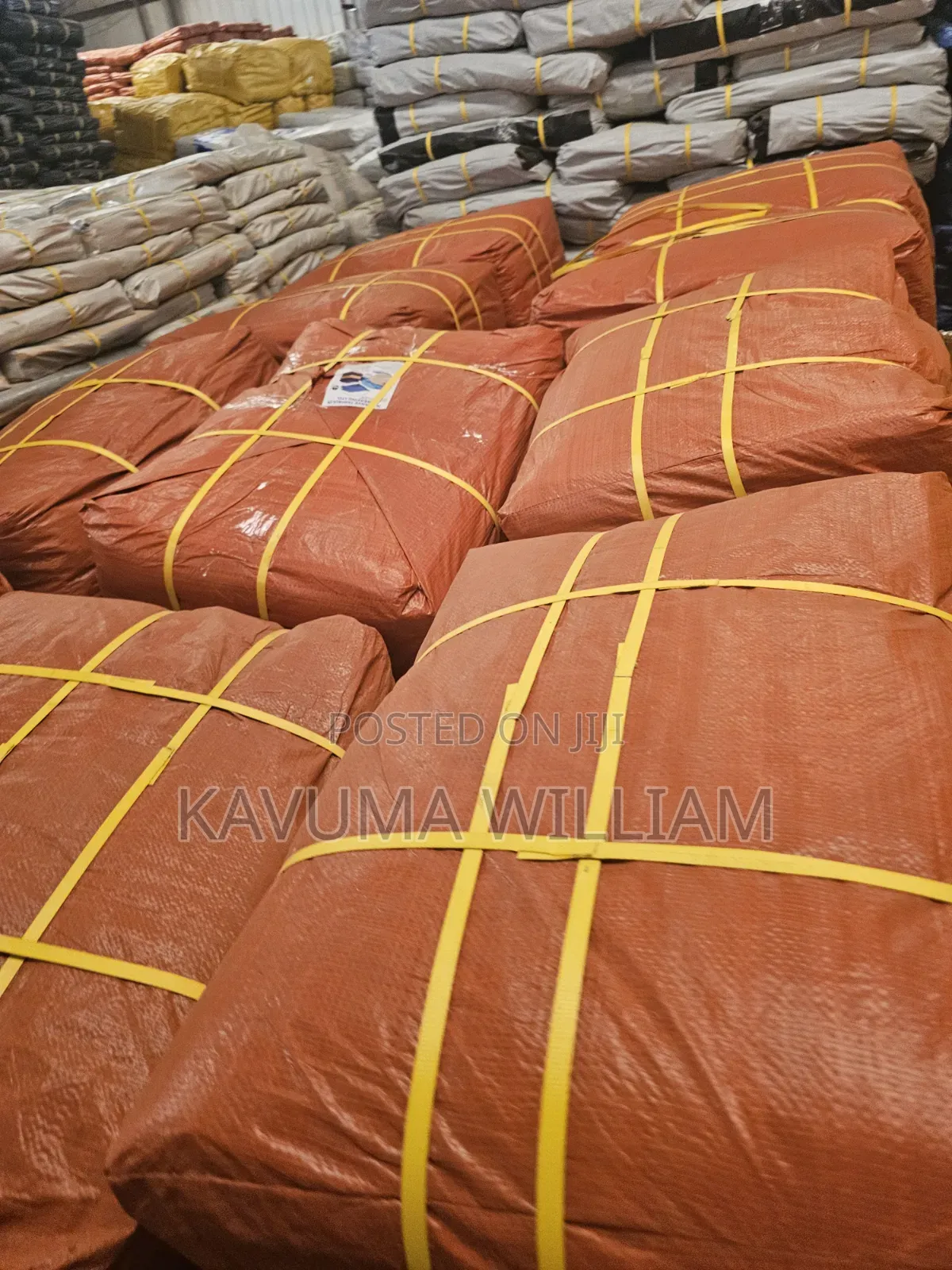 30x30ft Orange Tarpaulin Available