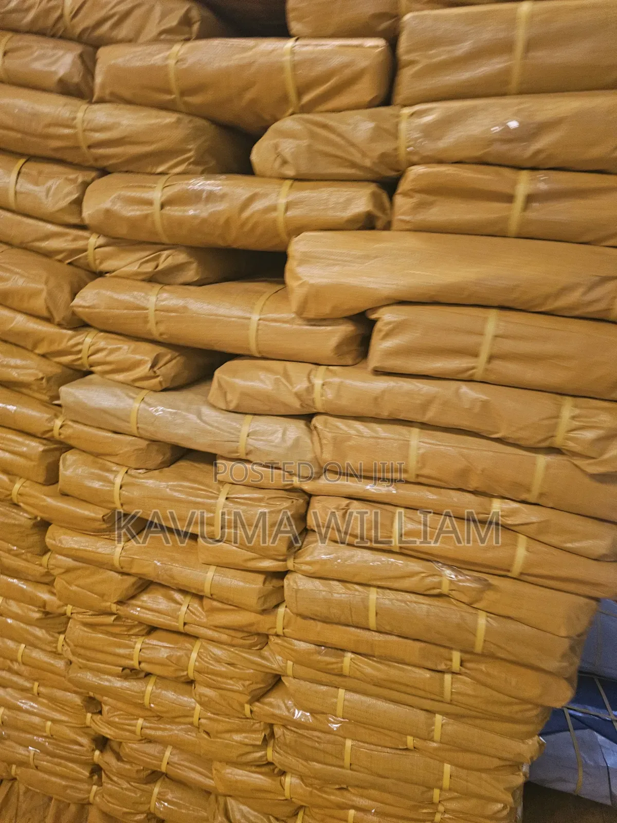 18x18ft Yellow Tarpaulin Center