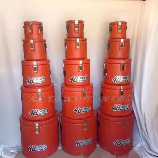 Set of Insulated Thermal Food / Soup Buckets (Hot Pot Containers)