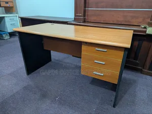 Office Table// Desk for Sale , 140cm With Fixed Drawers
