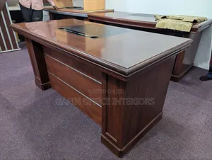 Second Hand Executive Office Table With a Movable Drawer, 160cm