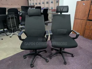 Headrest Mesh Back Office Furniture // Chairs, Price for Each Piece
